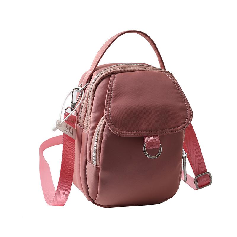 Casual style Oxford cloth portable small satchel Harajuku style women's shoulder crossbody small square bag