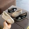 Children's Old Beijing Embroidered Hanfu Shoes - Ethnic Style Performance Footwear for Boys