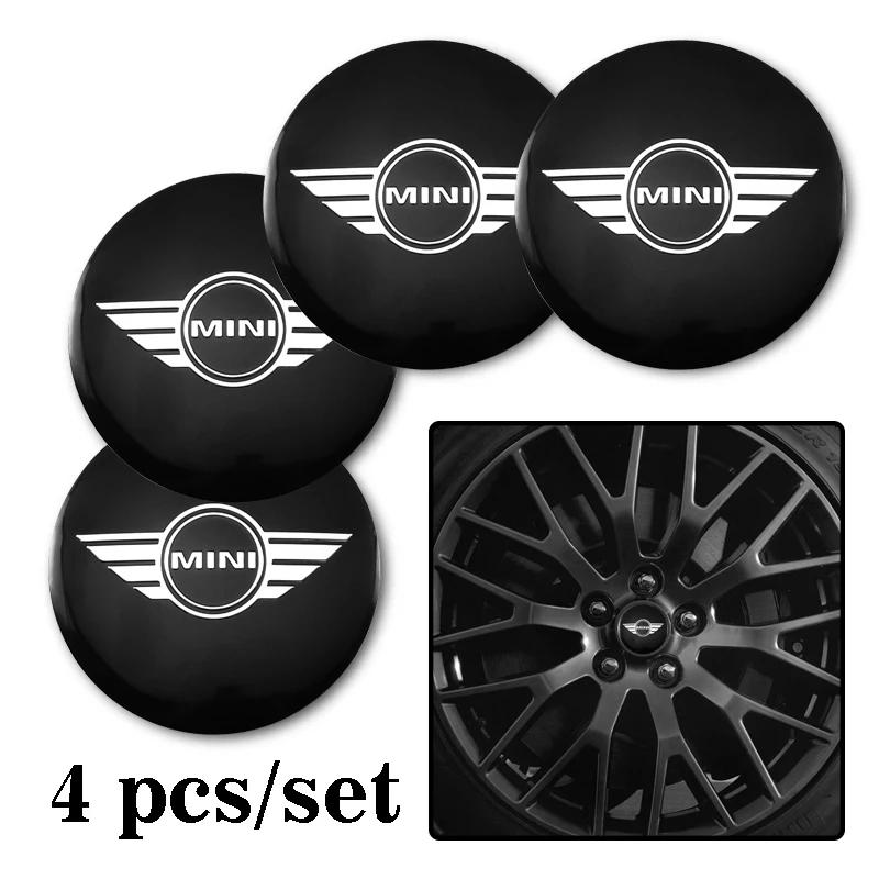 4Pcs Car Emblem Wheel Hub Center Cap Stickers Rim Badge Cover For Mini F54 F55 F56 F57 F60 R50 R53 R55 R56 R57 R58 R59 R60 R61 vhdsg88 7T