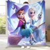 Cartoon F-Frozen girl Flannel Blanket,Ultra Soft Warm Plush Throw for Home Bedroom Bed Sofa Cover Camping Picnic gift kids