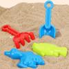 Ensemble de 5 jouets de plage pour enfants, kit de jeu de sable, outil de creusement d'été pour bébé avec pelle, coffret de jouets d'extérieur pour enfants