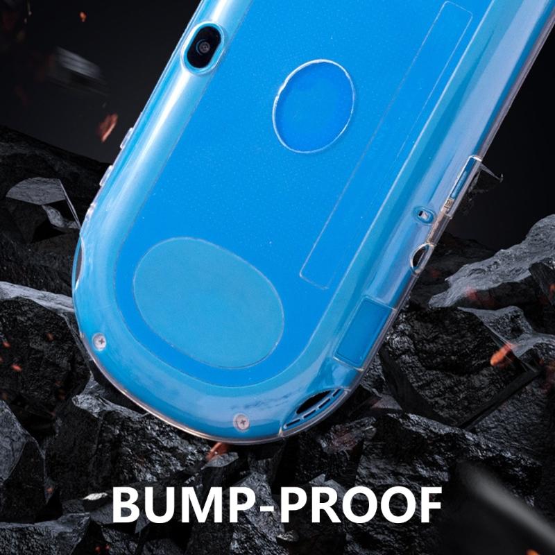 Console Case TPU Cover Waterproof Clear Case Half Coverage Flexible Skin for PSV2000 Gamepad Protector Shell Housing