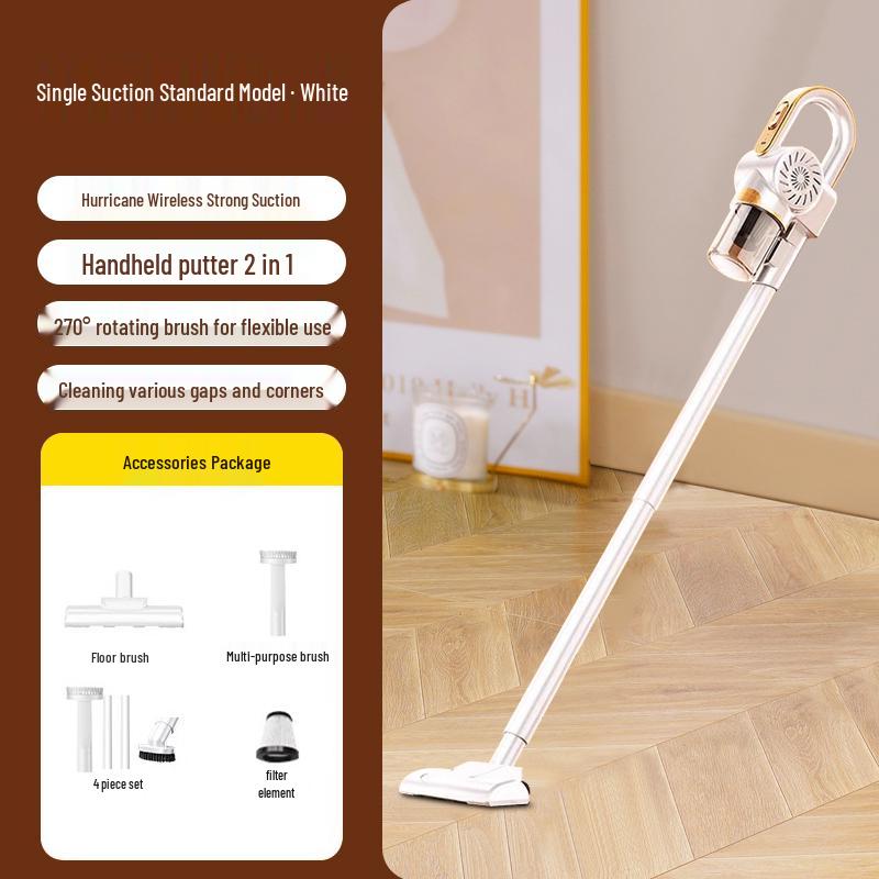 High-Power Handheld Wireless Vacuum: Suction & Mopping for Home Use, Dust & Mite Remover