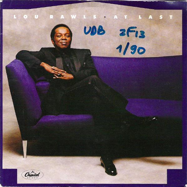 

7inch Record LOU RAWLS At Last 0062036757 BLUE NOTE 1989 Netherland Jazz Used