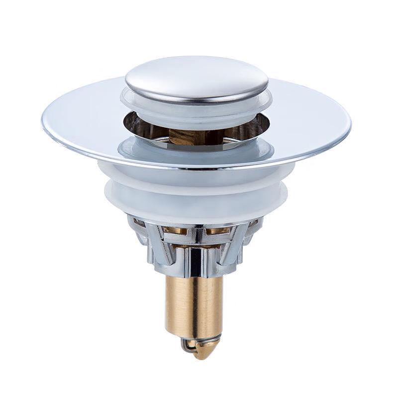 Lanmo Washbasin Pop-up Drain Stopper Replacement Core with Filter CN plug (adapter included)