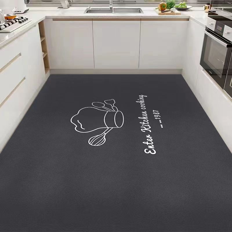 Modern Simple Kitchen Floor Mat Household Dirt-Resistant Wear-Resistant Oil-Absorbing Diatom Mud Floor Mat Non-Slip Water-Absorbing Easy To Take Care