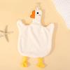 Children's Cartoon Goose Absorbent Hand Towel - Cute Hanging Bib & Handkerchief