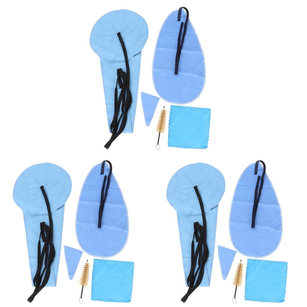 Saxophone Cleaning Kit with Mouthpiece Wind Saxophone Maintenance Tool 5-in-1 Brush, Absorbent, Reusable, Instrument,