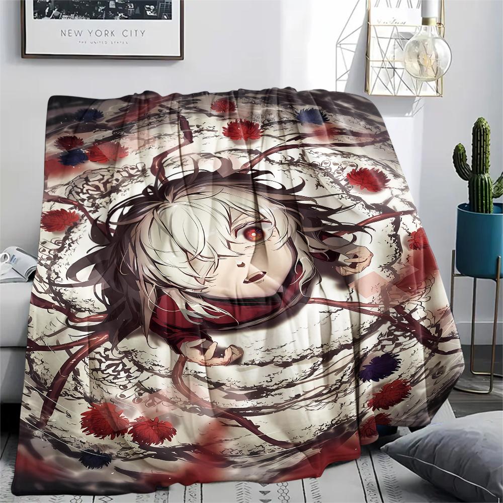 1PC Summer time Rendering Print Flannel Blanket, High quality All Seasons, Home Decor, Warmth and Comfort, Perfect for Christmas Gifts