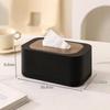 Space-saving Tissue Dispenser Large Opening Square Tissue Box Tissue Box With Lid  Household Use