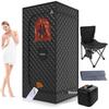 Portable Steam Sauna Kit Home Full Body Steaming Sauna Box Foldable Portable Sweat Steaming Room
