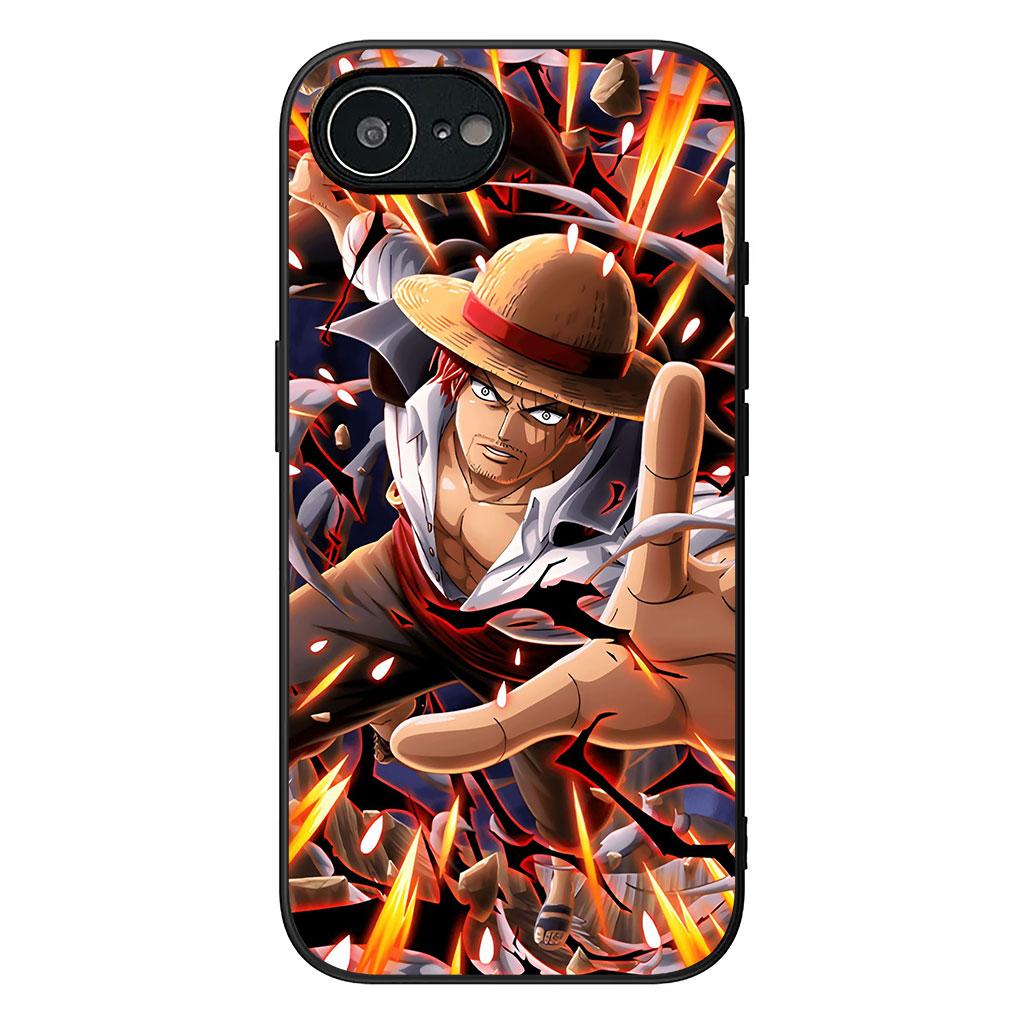 Shanks Red Hair One Pieces Luffy Zoro for Motorola Moto G82 G20 G22 G23 G32 G9 G8 G7 Power Plus G41 G52 G30 G71 E22 E13Case