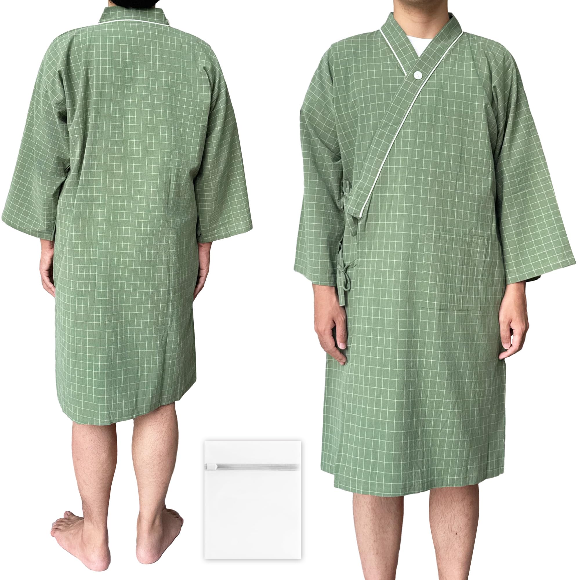 

GOKEI Одежда для ухода и сна для полностью открывающихся, которые остаются на месте и подходят для больничного ухода, больничного осмотра, свободные, легко надеваются и снимаются, для беременных