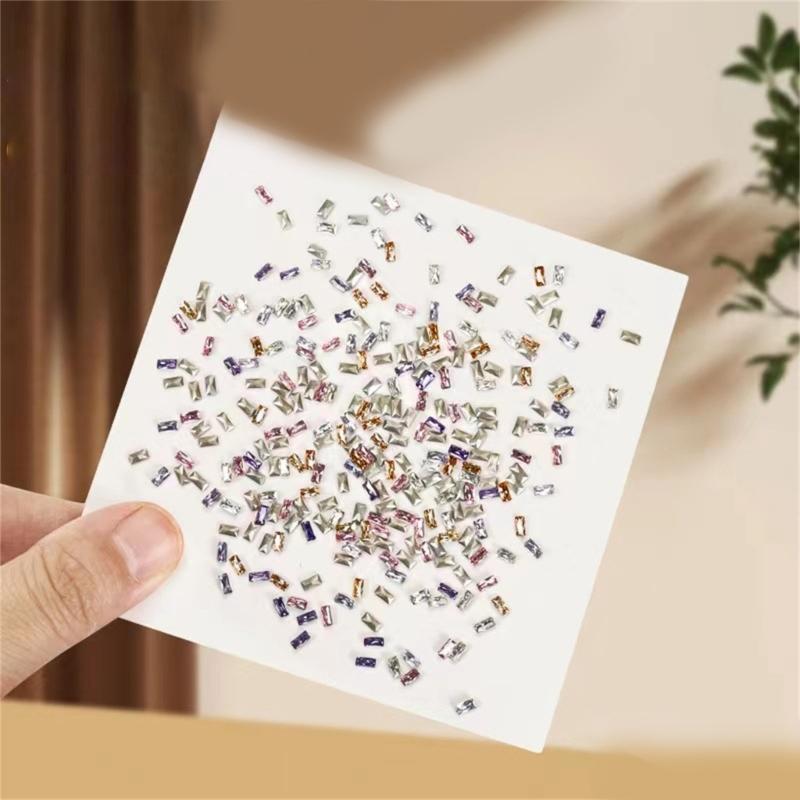 50/500 Pcs Crystal Nail Rhinestones Irregular Shaped Nail Rhinestones, Crystal Nail Charms for Nail Art Jewelry Making