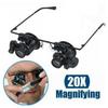 For Jewel Inspection 20x Magnification Jeweler Repair Tool 20x Magnifying Glasses With Led Light Coin Magnifier