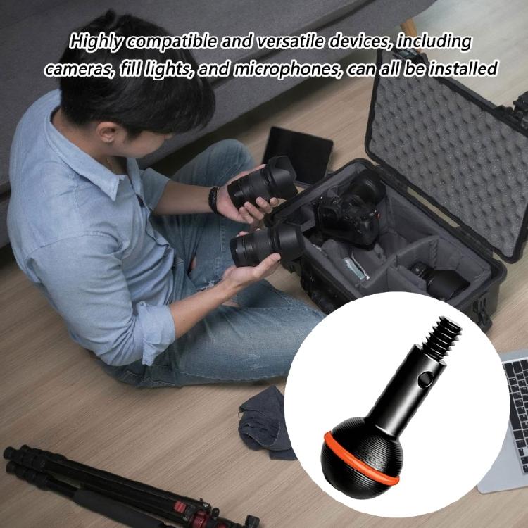 Multifunctional 17Mm Ball Mount Head Adapters For Smooth Tilting And Panning Movements In Photo Video Applications