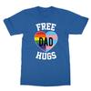 Herren Free Dad Hugs Pride Geschenk LGBT Regenbogenflagge Familie Herren T-Shirt