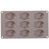 Madeleine Mold - Crealys - Silicone - 9 Cavities - Non-stick - Dishwasher Safe