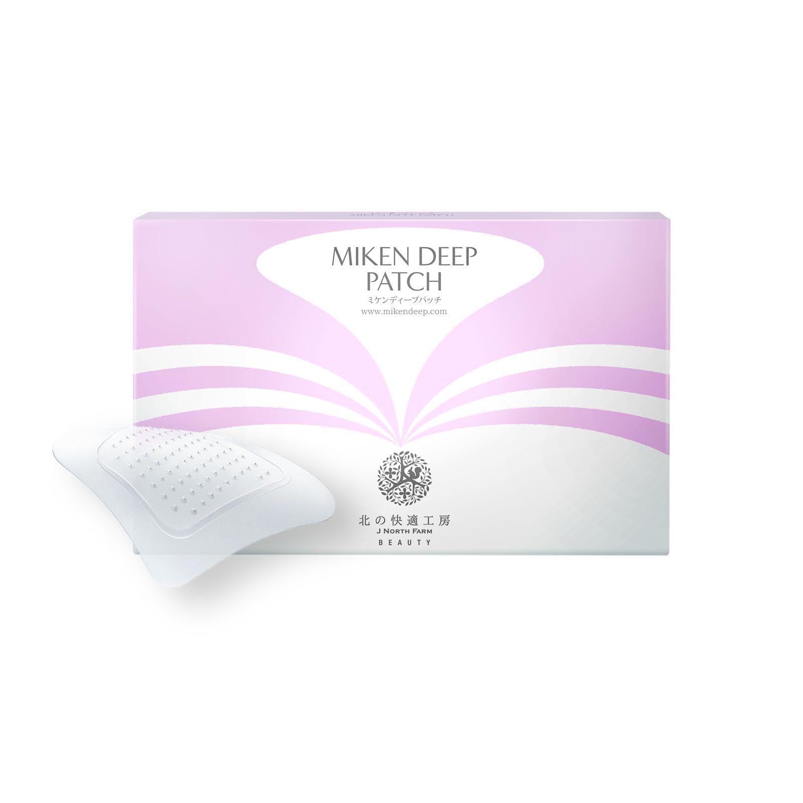 

1 в патч с гиалуроновой кислотой от морщин между бровями, изготовленный эксклюзивно для Miken компанией Kita no Kaiteki Kobo, продукт Deep Microneedle патч Hyalo Deep