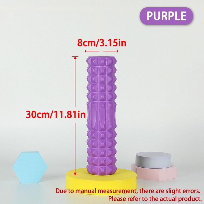 

30/45Cm Foam Column Muscle Relaxation Training Pilates Yoga Fitness Massage Foam Roller Grid Trigger Point Therapy Home Exercise