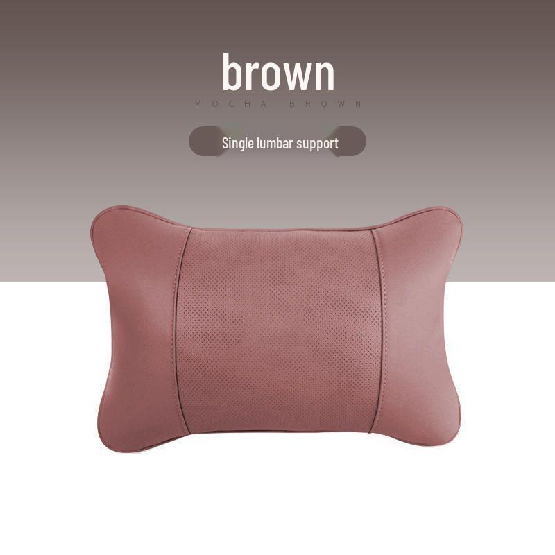 Zestaw poduszki pod kark na zagłówek samochodowy i poduszki lędźwiowej