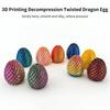 Uovo di Drago Giocattolo Decompressione Stampa 3D - Sfera Fidget Rotante Liscia Sollievo Ansia ADHD Giocattolo per Dita Eco-Sicuro per Bambini Adulti