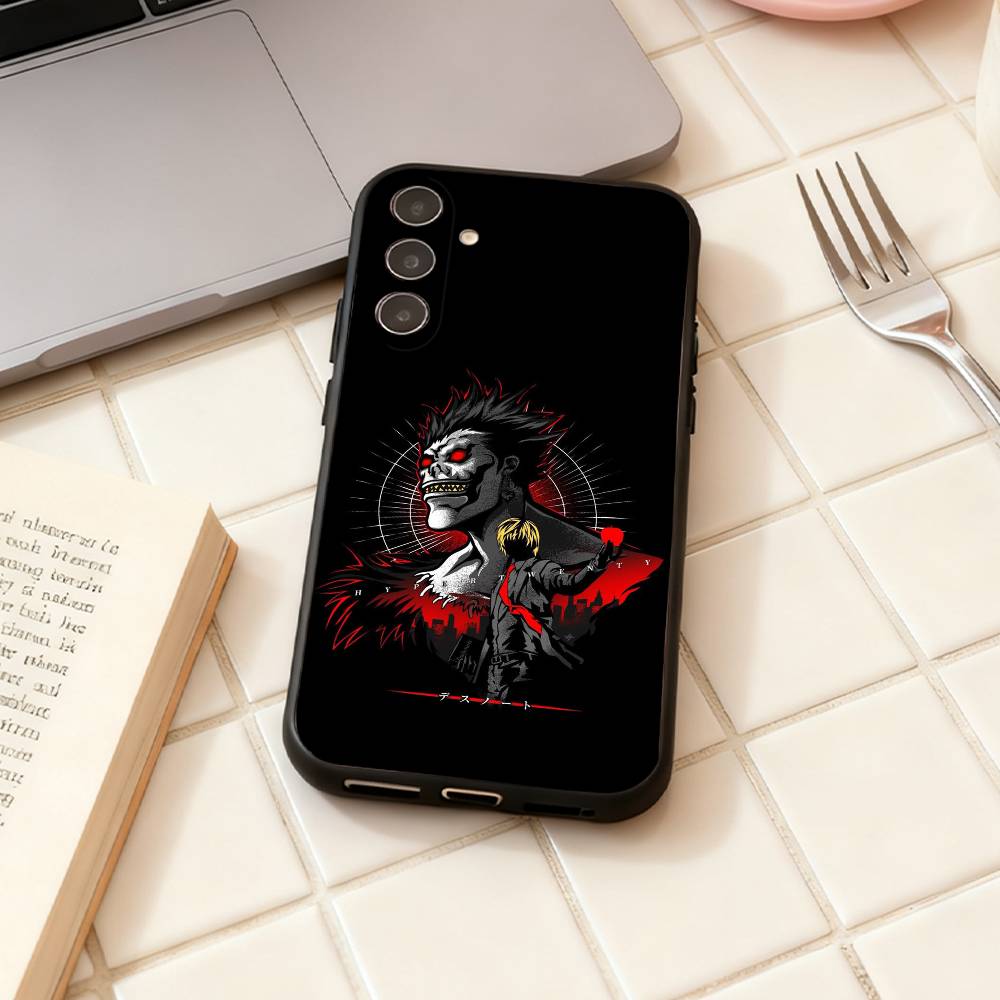 D-Death Anime N-Note  Phone Case For Samsung Galaxy A73,A72,A71,A70,A53,A52,A51,Others Soft Black Shell