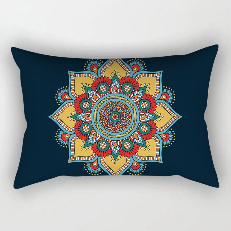 Mandala Cushion Cover 30x50 Polyester Vintage Pattern Pillowcover Decorative Sofa Cushions Throw Pillows Home Decor Pillowcase