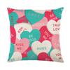 Valentine'S Day Festive Printing Pillowcase, Living Room Sofa Decoration, Cushion, New Year'S Holiday Bedroom Pillow.