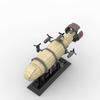 MOC Red Alert Kirov Airship Assembly Building Block Toy Model