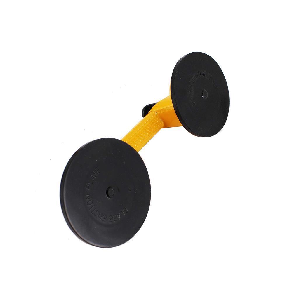 HFS(R) Vacuum Lifter 2-Piece Set: Glass, Suction Cup, Grip, Double Suction Cup for Lifting Floors, Windows, Ceramic Tiles, Granite, Doors
