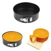 Round Cake Pan Non-Stick Removable Bottom Carbon Steel Bake Mould Bakeware Kitchen Accessories
