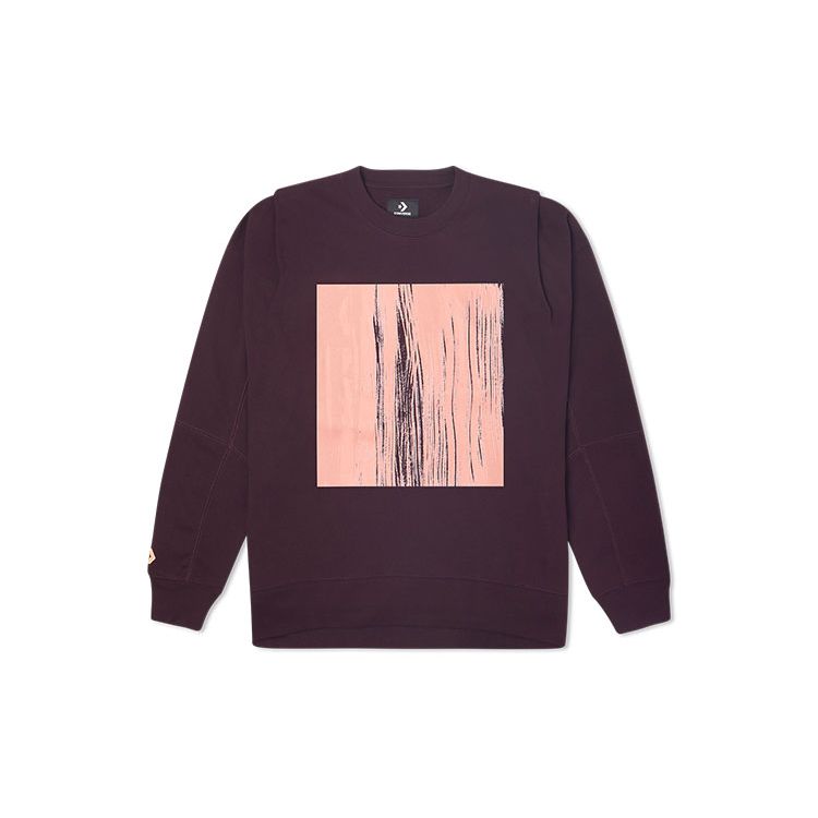 

Толстовка Converse Shapes Relaxed Crew Женские топы Красный Коричневый 10021718-A03