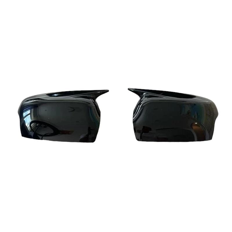 Car Decoration Door Mirror Cover For Ford Focus MK2 2005-2008 Carbon Fiber Glossy Black Car Rearview Accessories Styling