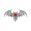 With Strong Grip Vintage Silvery Bat Hair Clip Antiqued Halloween Cosplay Hair Clip  Hair Styling