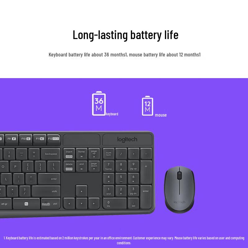 Logitech MK235 Wireless Keyboard and Mouse Combo