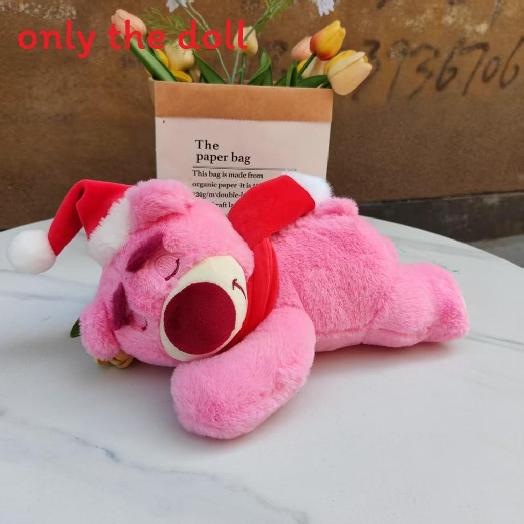Weihnachts Snoopy Lotso Plüschtier mit Hut und Schal Design für Feiertagsdekoration