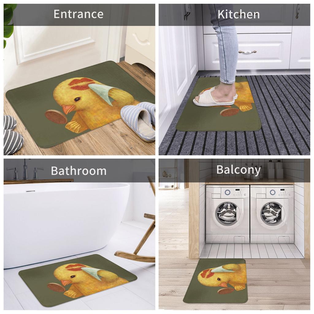 Little Chick Non-slip Doormat Floor Mat Dust-proo Carpet Rug for Kitchen Entrance Home Bathroom Footpad Mats