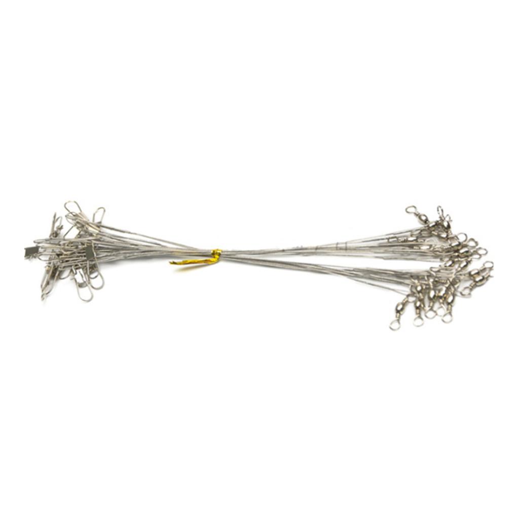 60PCS Fishing ers 15cm 20cm 25cm Steel Anti Bite Fish Wire ers Fishing Equipment Tackle Kit