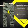 2025 Men's Military Camouflage Cotton Work Pants with Multi-Pockets & Embroidery