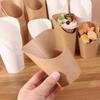 10/20 Stück Kraftpapier Pommesbecher Einweg Süßigkeiten Snack Dessert Halter Behälter Hochzeit Geburtstag Party Dekoration Zubehör