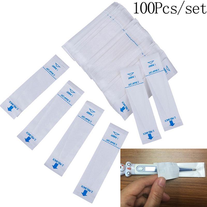 100Pcs/Set Digital Thermometer Probe Cover Disposable Protector Electronic Cover