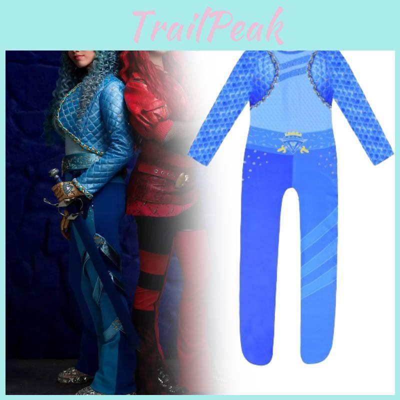 20244 Descendants Cosplay Bodysuit For Kids Soft Comfortable Fabric