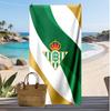 Real Betis Football Print Beach Towel, Large Soft Quick Dry Towel for Beach Camping Swimming