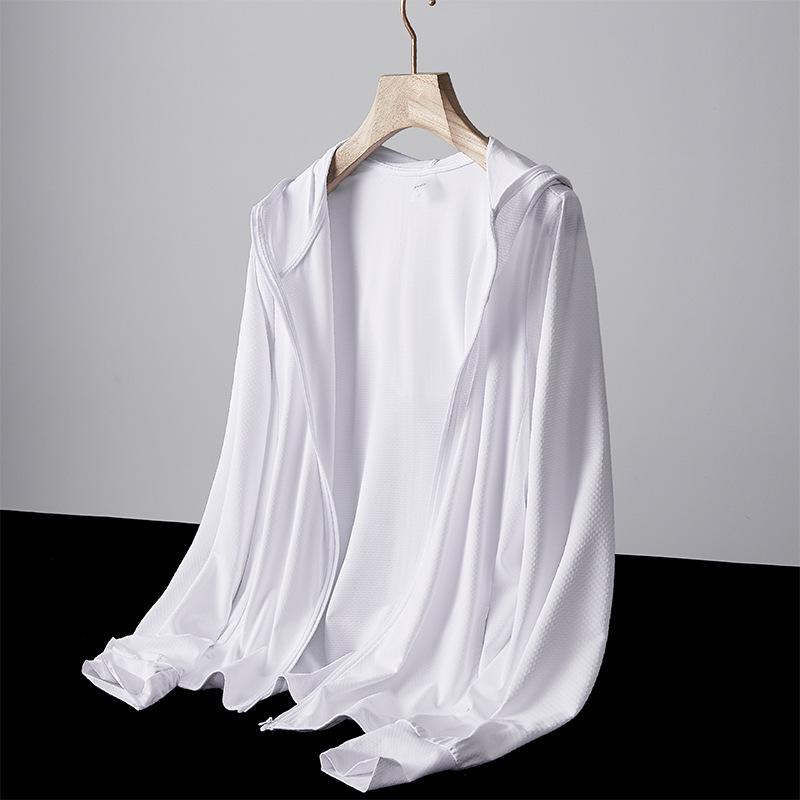 Unisex Sommer Kapuzen-UV-Schutz Strickjacke