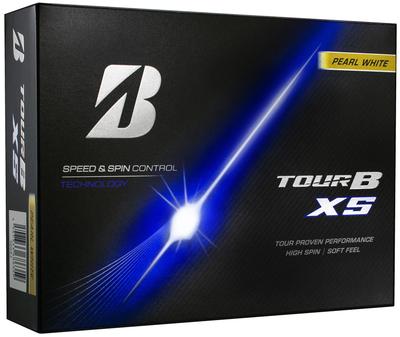 BRIDGESTONE TOUR B XS Golf 2026 Pearl S6GXJ Balls, Model, 12-Pack, White,