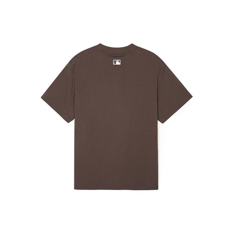 New MLB T Shirts Unisex Brown 3ATSB0243-13BRD