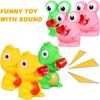 Rilassamento dello Stress - Giocattoli Rana e Dinosauro - Giocattoli Pop-Up Spremibili con Lingua Appiccicosa, Divertenti Gadget Urlanti per Feste e Regali per l'Ansia per Tutti A