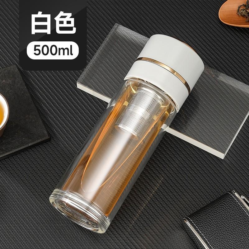 Premium 316 Stainless Steel Smart Temperature Display Vacuum Insulated Water Bottle One-Hand Open Tea Separation Business Gift Cup