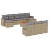 VidaXL Salon de Jardin avec Coussins 11 pcs, Canapés de Terrasse, Ensemble de Meubles de Patio, Mobilier d'Extérieur, 3256661